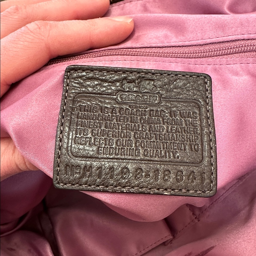 Brown Leather Coach Purse! - Picture 9 of 10